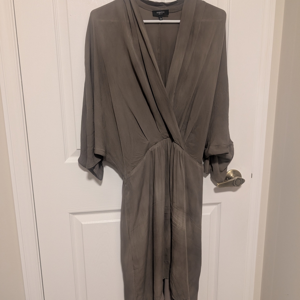 Babaton Taupe Mini Dress